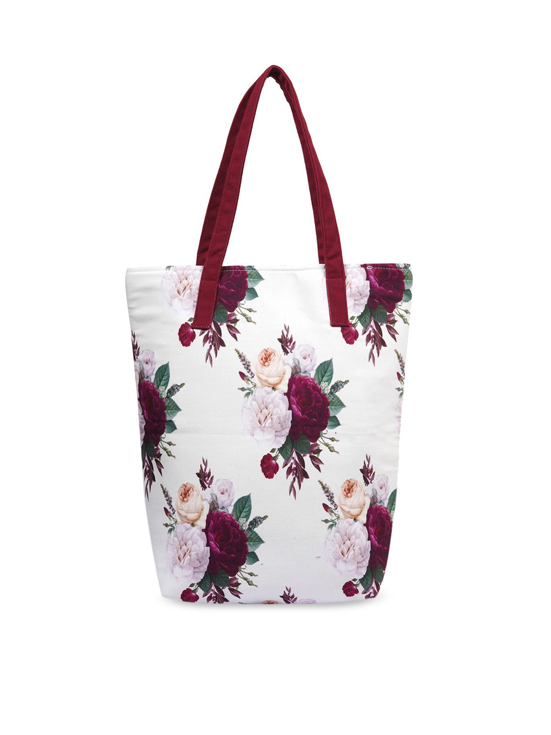 

Crazy Corner White Floral Printed Oversized Shopper Tote Bag