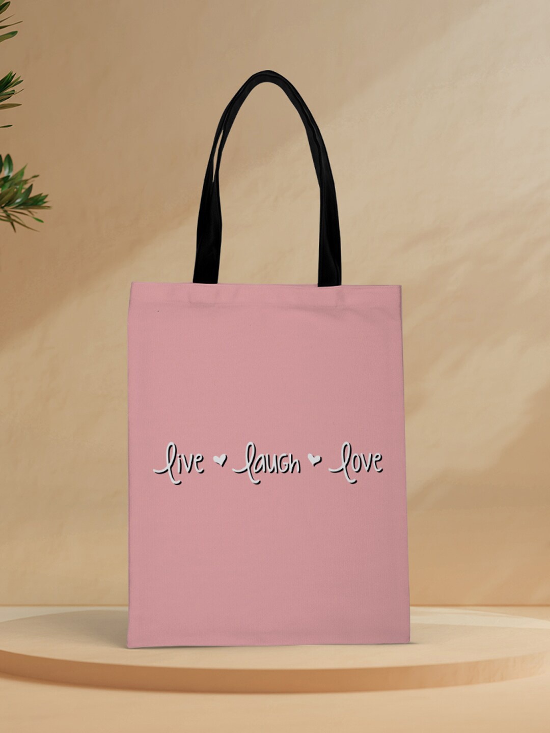 

Crazy Corner Women Pink Printed Canvas Shopper Tote Bag