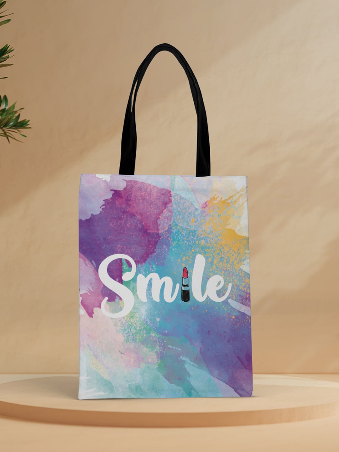 

Crazy Corner Purple Printed Oversized Shopper Tote Bag