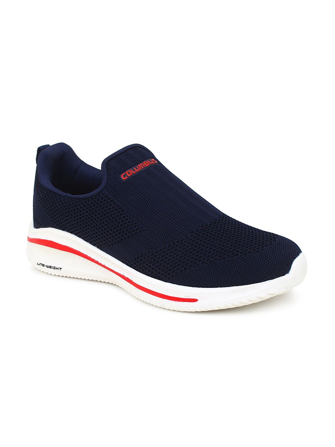 

Columbus Men Navy Blue Mesh Running Shoes