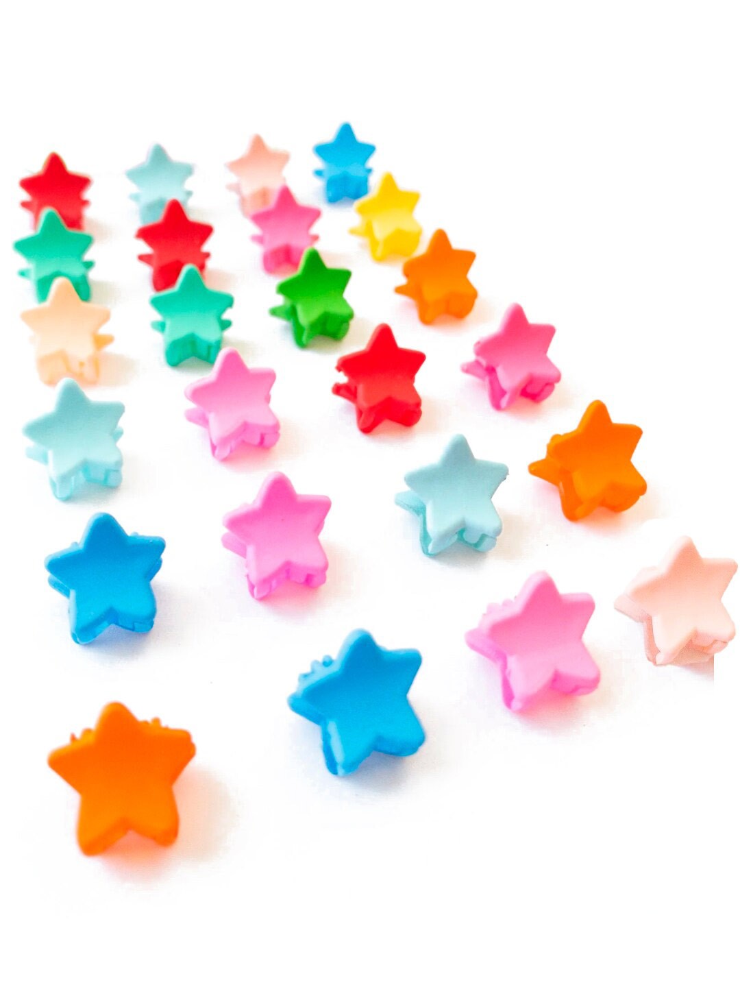 

OOMPH Set of 24 Girls Pink & Blue Embellished Claw Clip