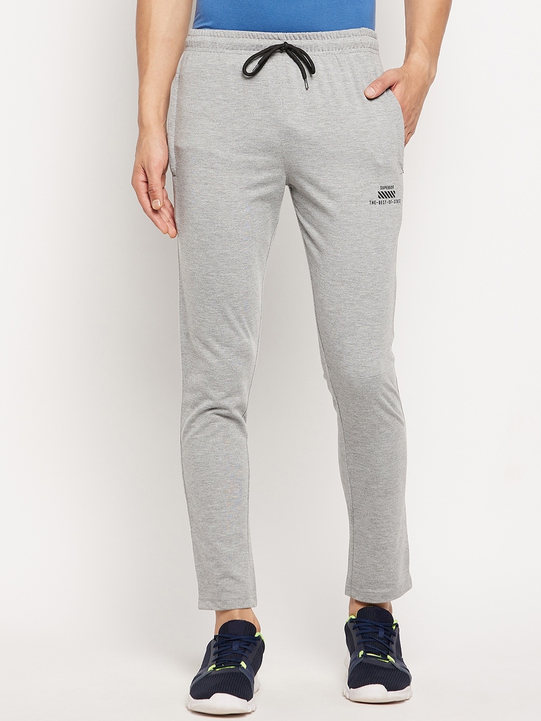 

FirstKrush Men Grey Cotton Regular Fit Track Pant