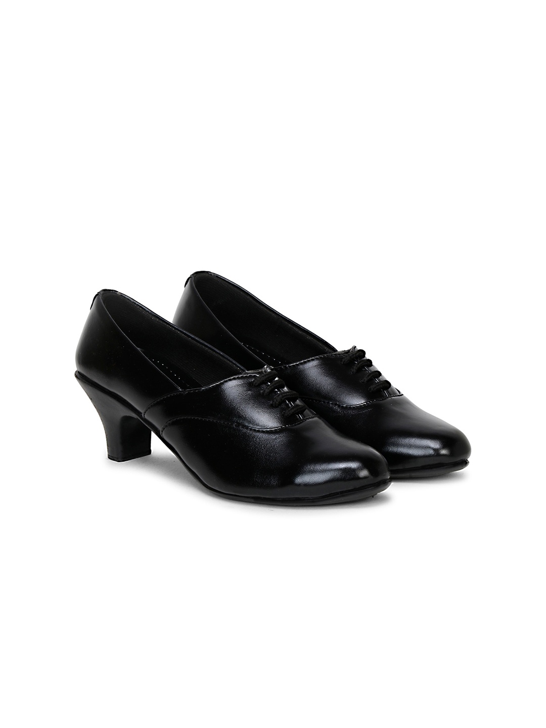 

Krafter Women Black Solid Formal Shoes