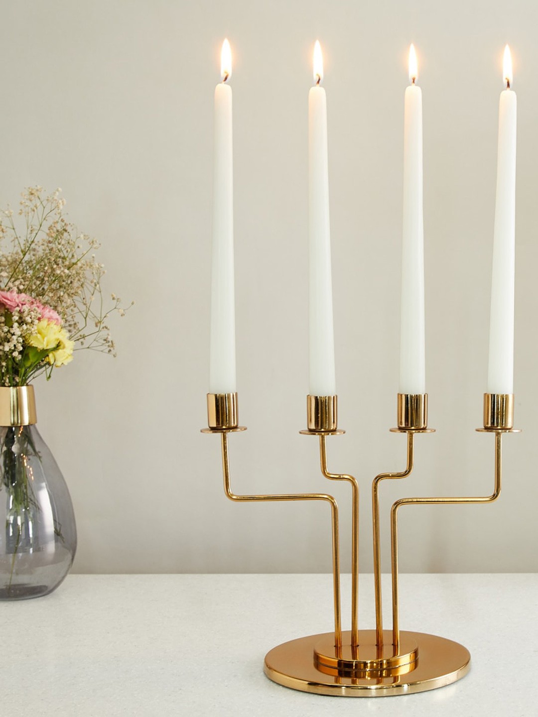 

Home Centre Set Of 4 Vanilla Scented Votive Candles, Off white