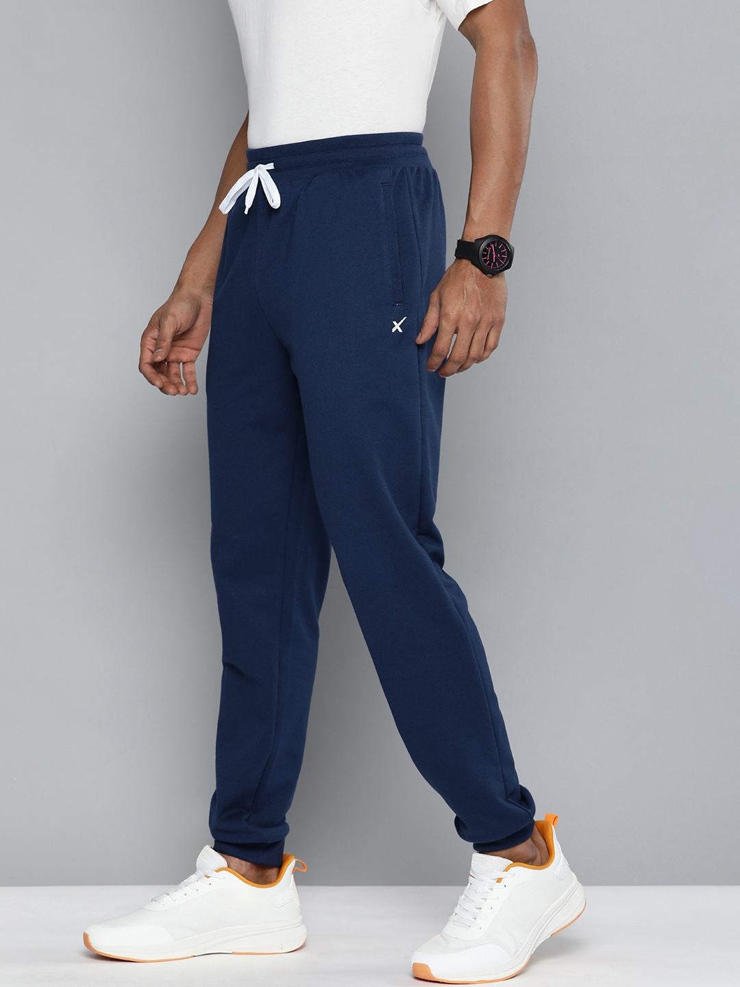 

HRX By Hrithik Roshan Men Navy Blue Solid Joggers