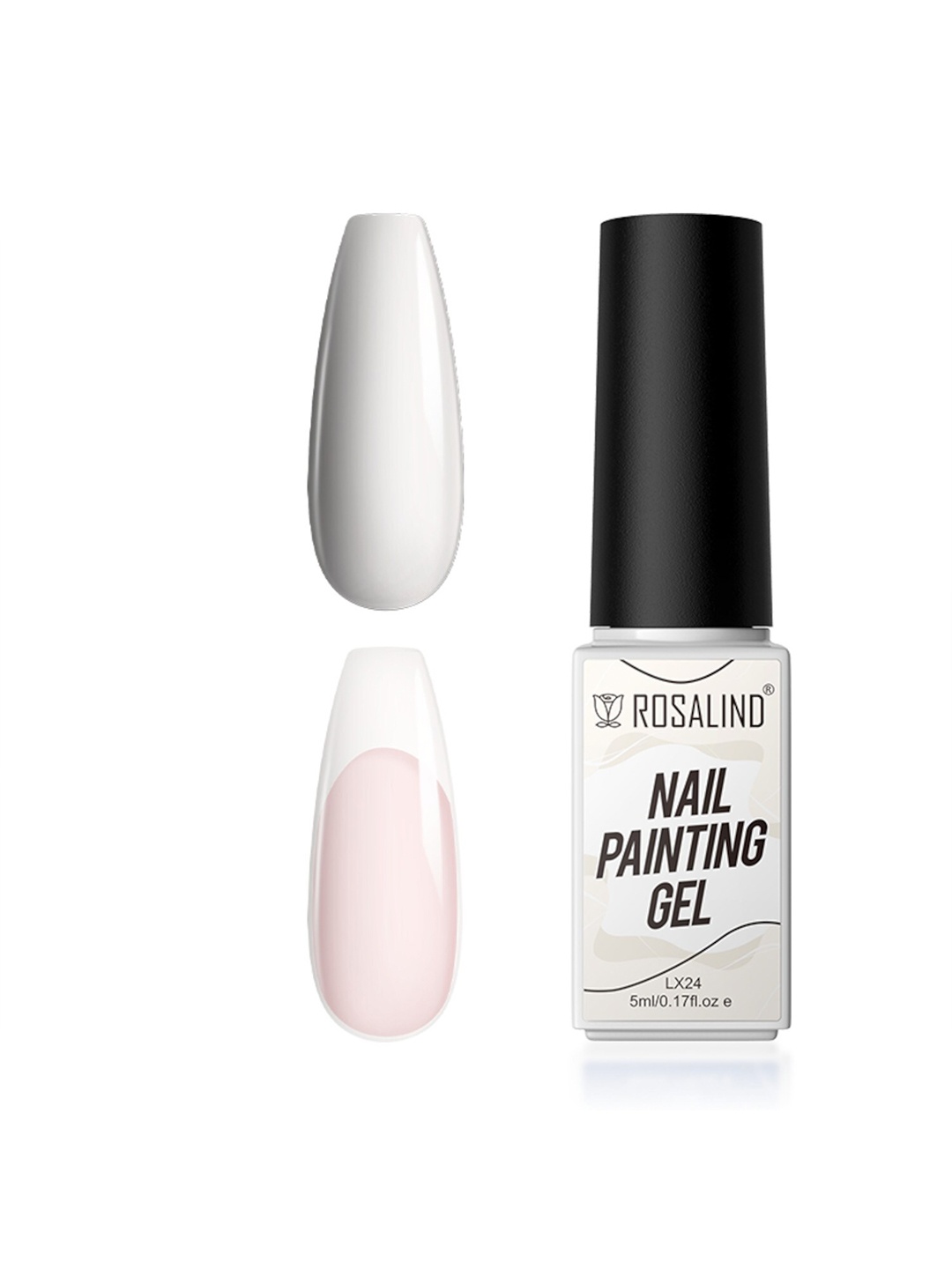 

ROSALIND Long Lasting Nail Painting Gel 5 ml- Shade-LX24, White