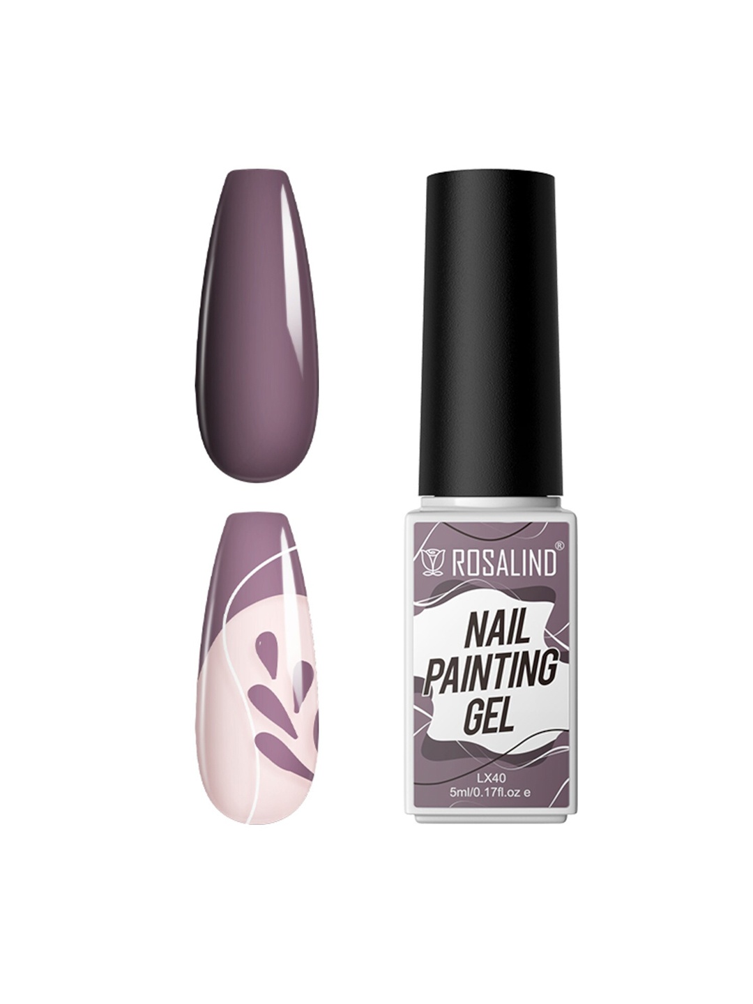 

ROSALIND Long Lasting Nail Painting Gel 5 ml- Shade-LX40, Mauve