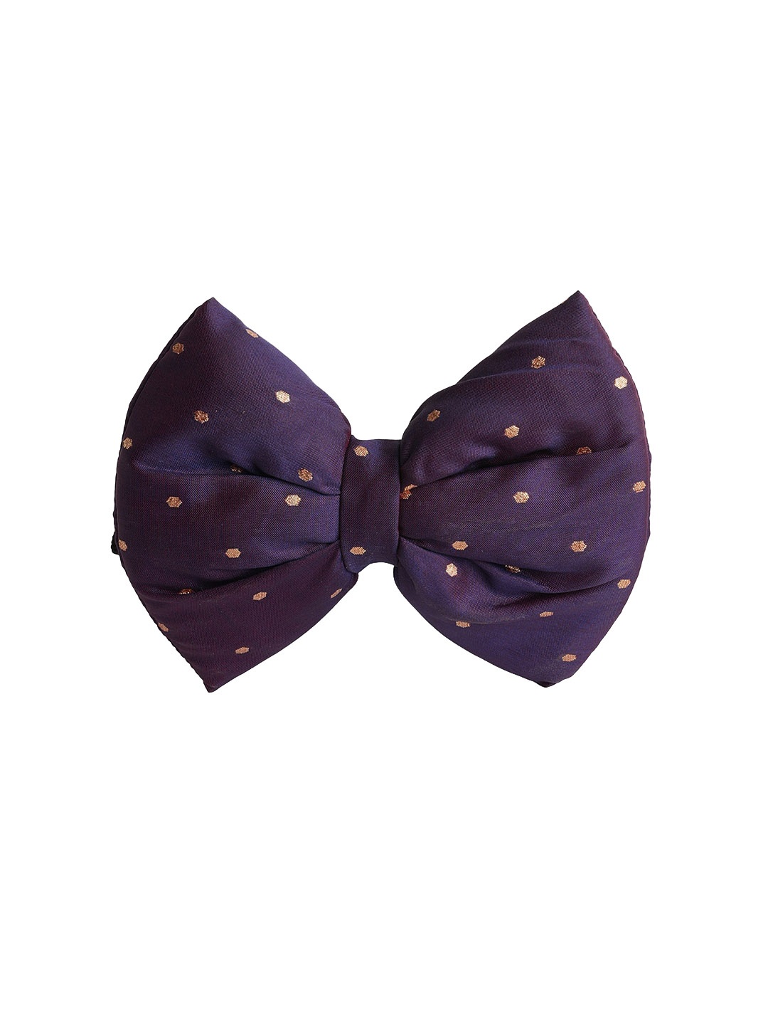 

thepawpstarco Violet Printed Pet Bow Tie