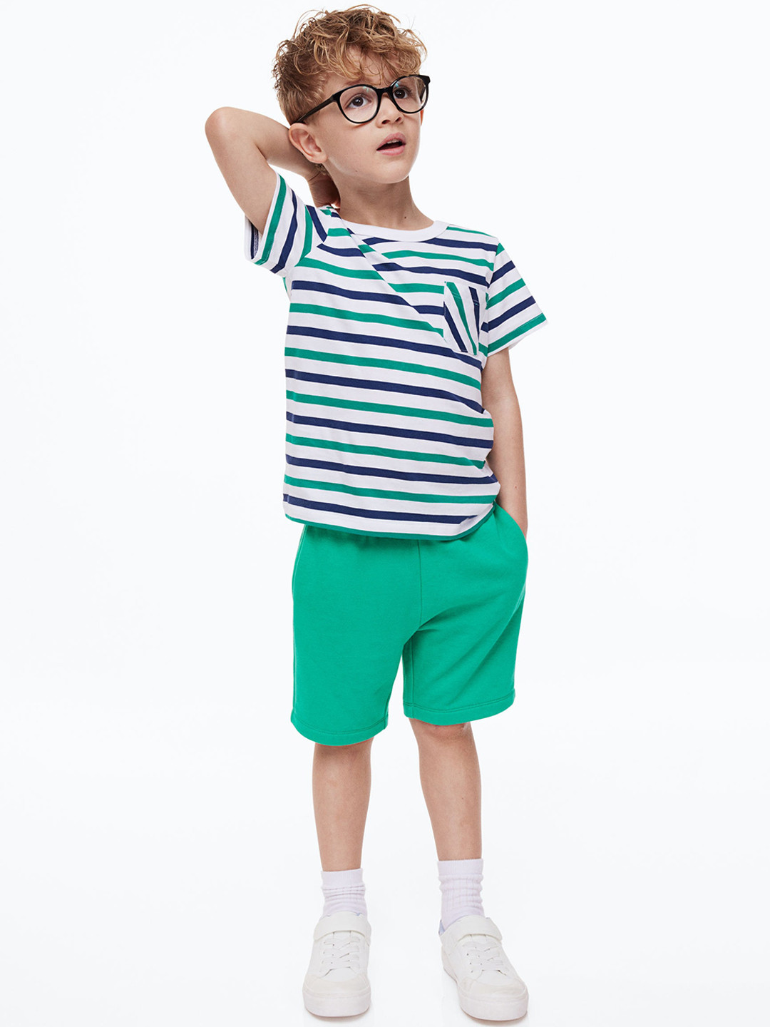 

H&M Boys Sweatshorts, Green