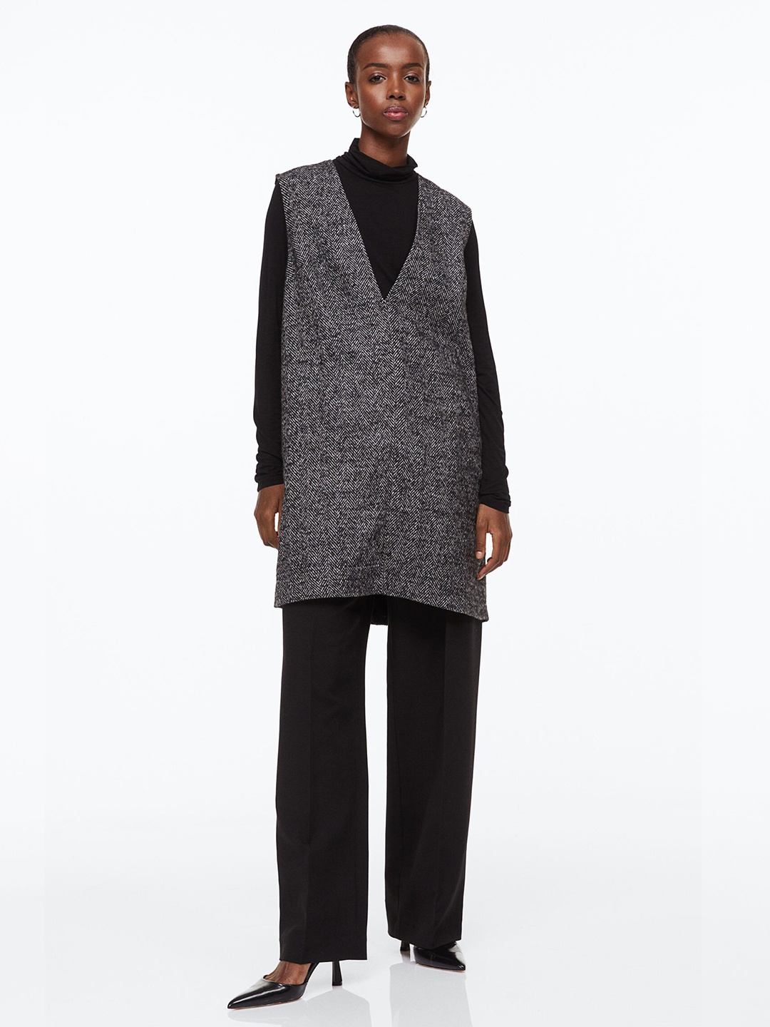 

H&M Black Sweater Maxi Dress