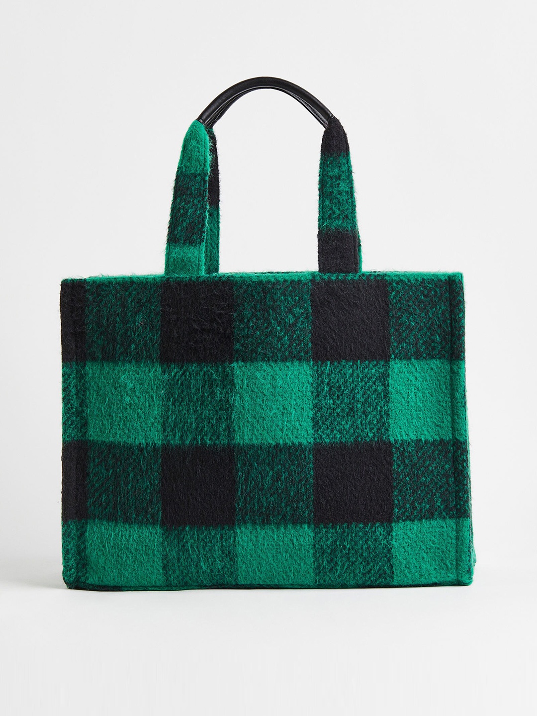 

H&M Flannel Shopper, Green