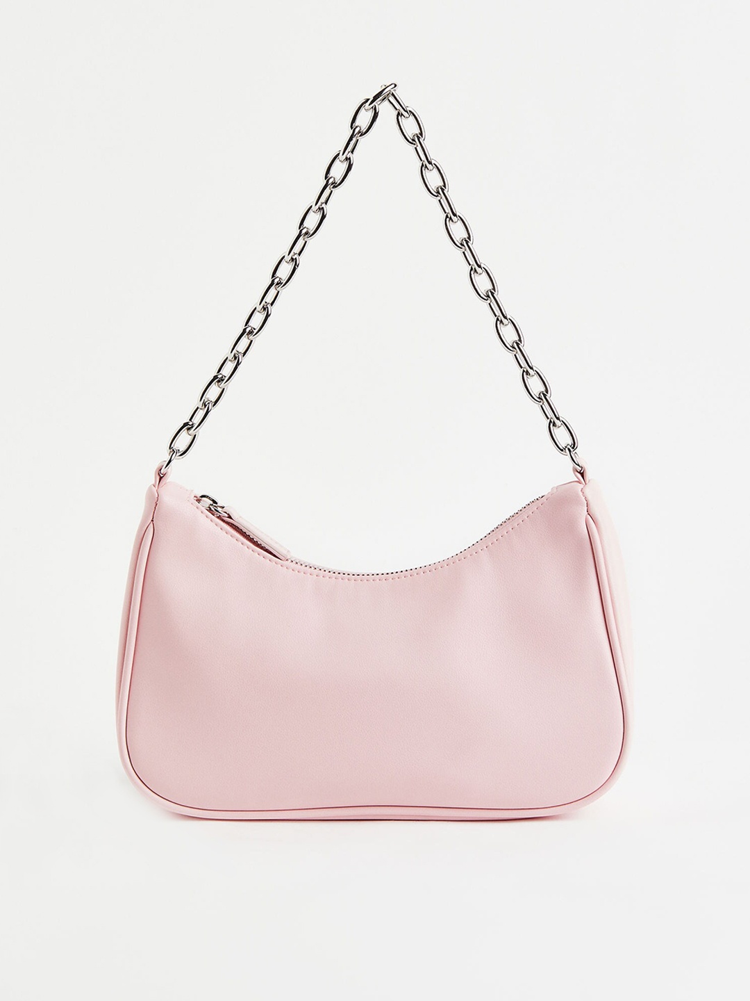 

H&M Pink Oversized Half Moon Shoulder Bag