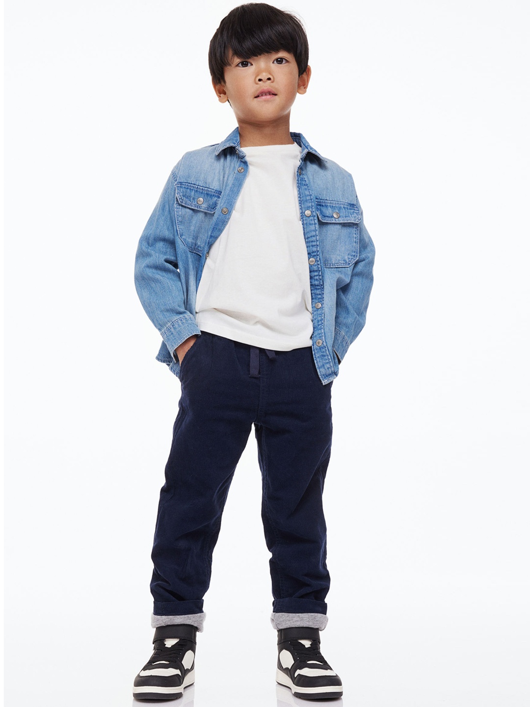 

H&M Boys Blue Trousers