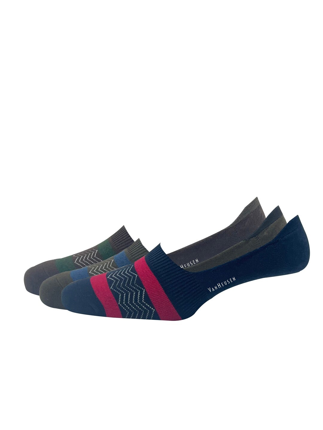

Van Heusen Men Pack Of 3 Brown, Navy Brown Cotton Shoe Liners