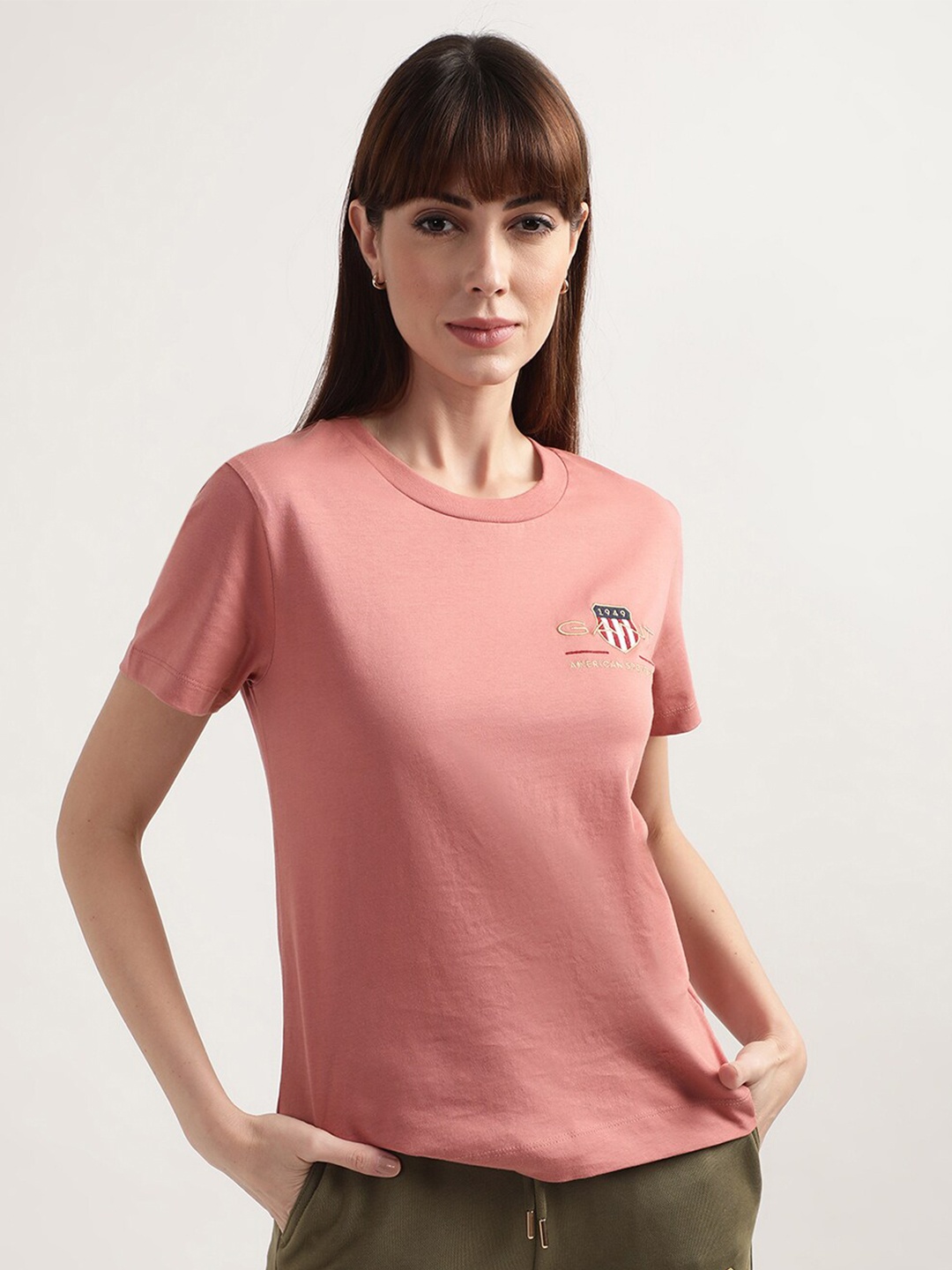 

GANT Women Pink T-shirt