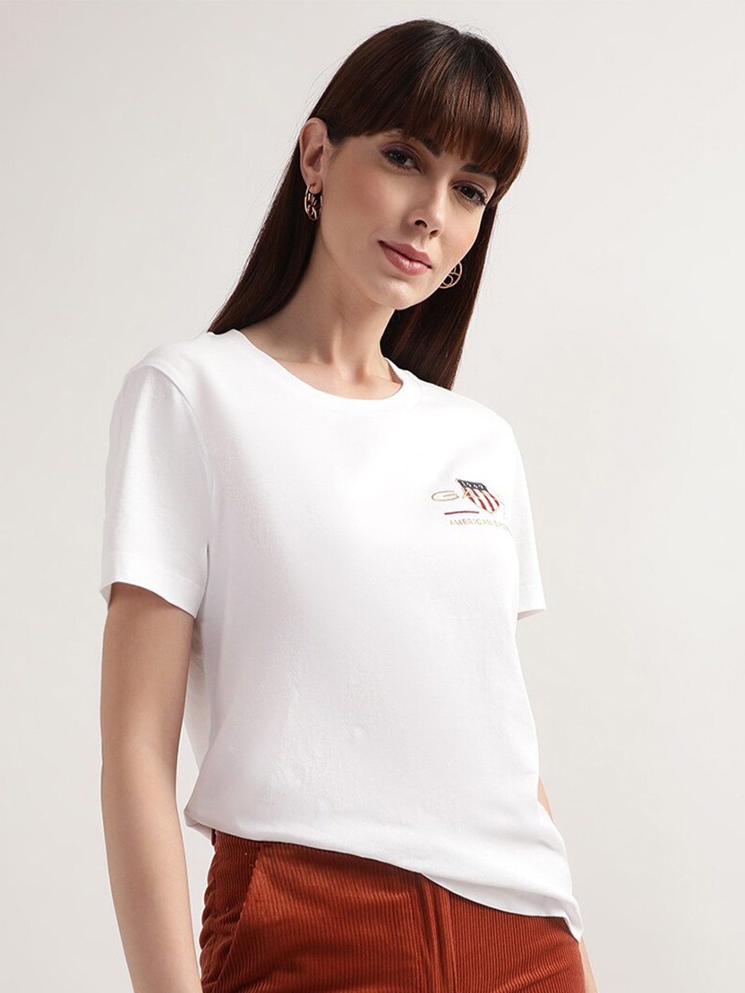 

GANT Women White T-shirt