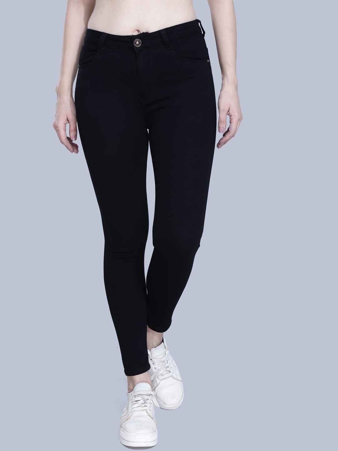 

FCK-3 Women Black Classic High-Rise Stretchable Jeans