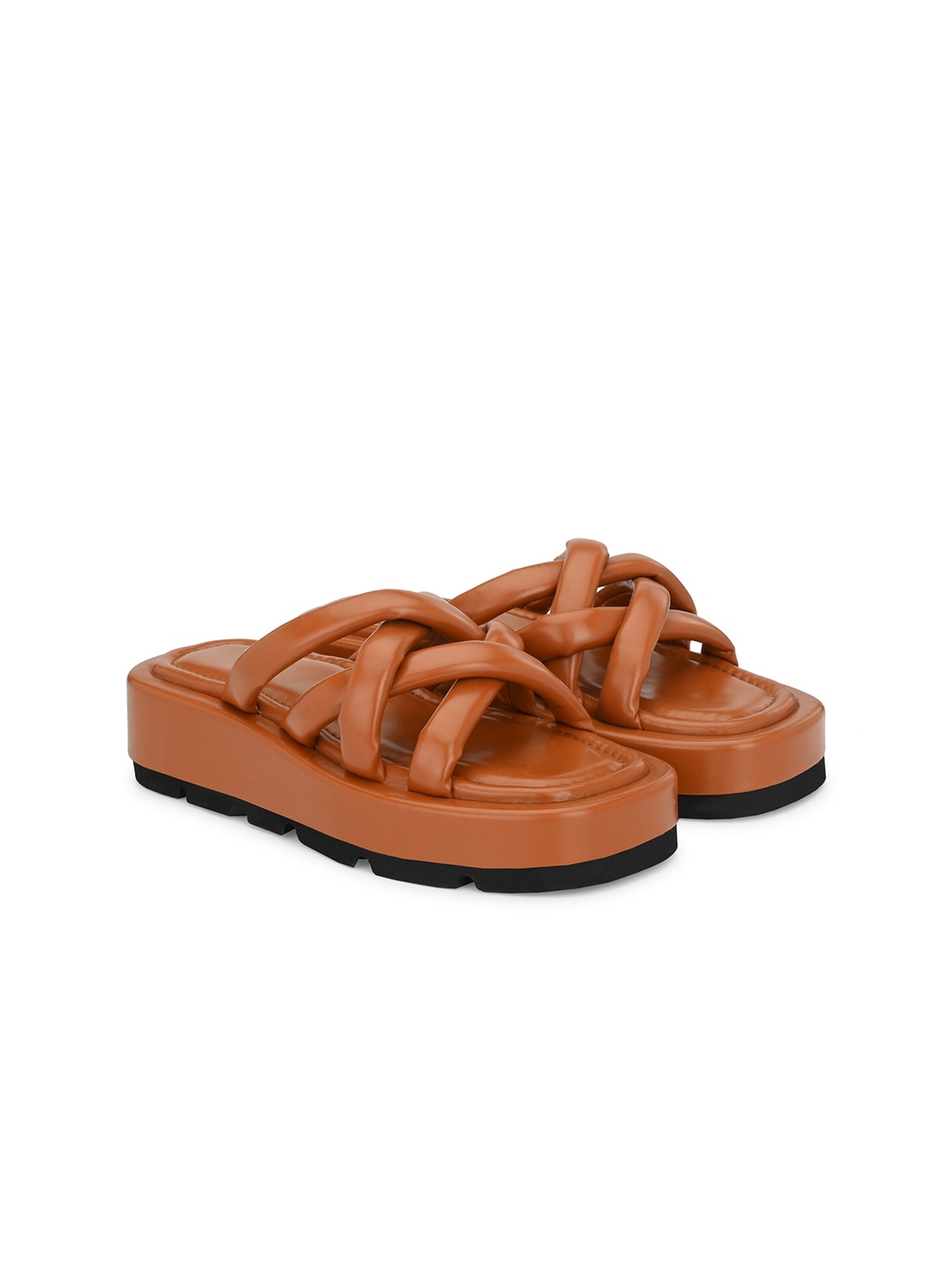 

Delize Women Tan Comfort Sandals