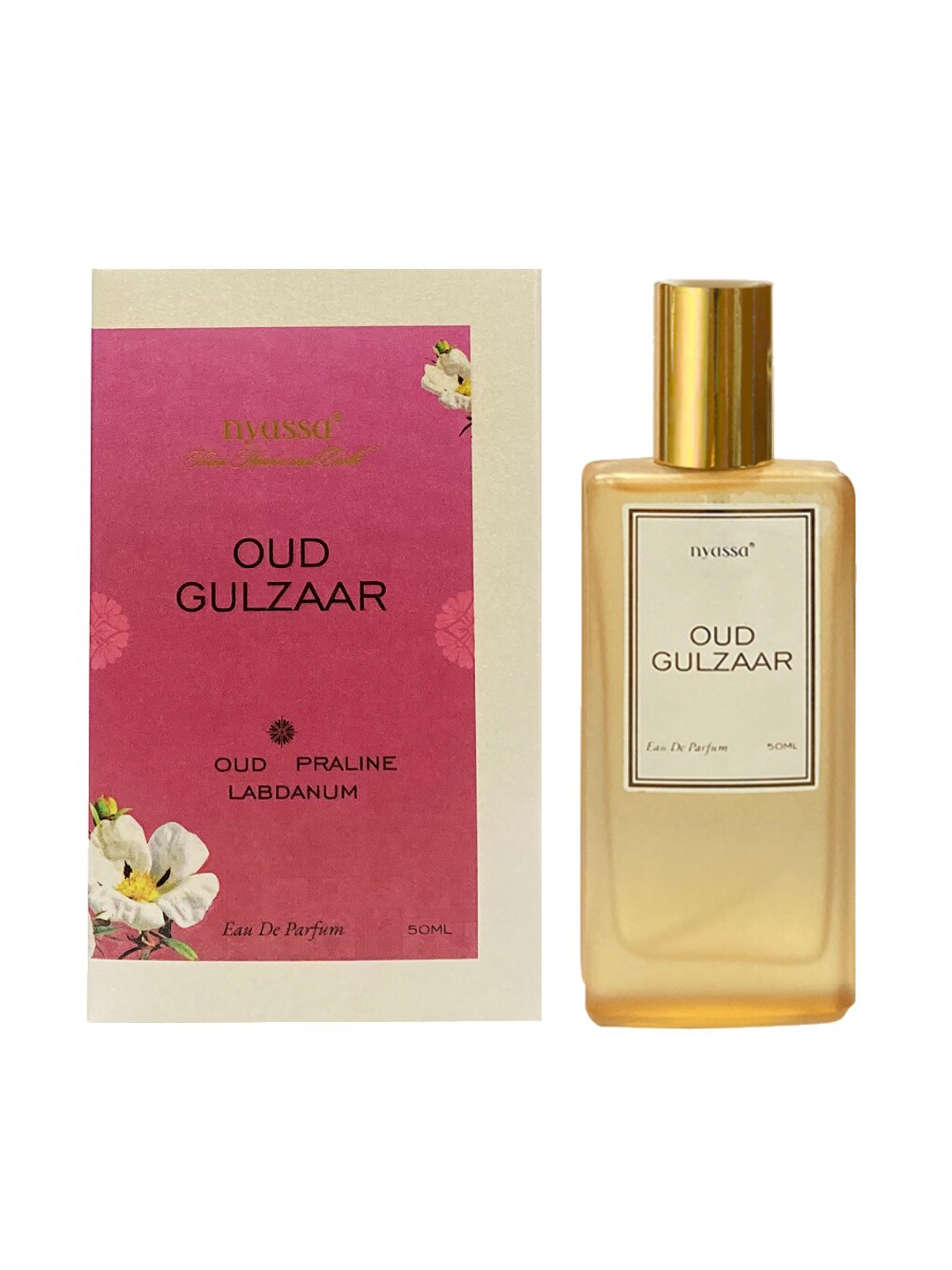 

Nyassa Oud Gulzaar Long-Lasting Eau De Parfum - 50ml, Pink