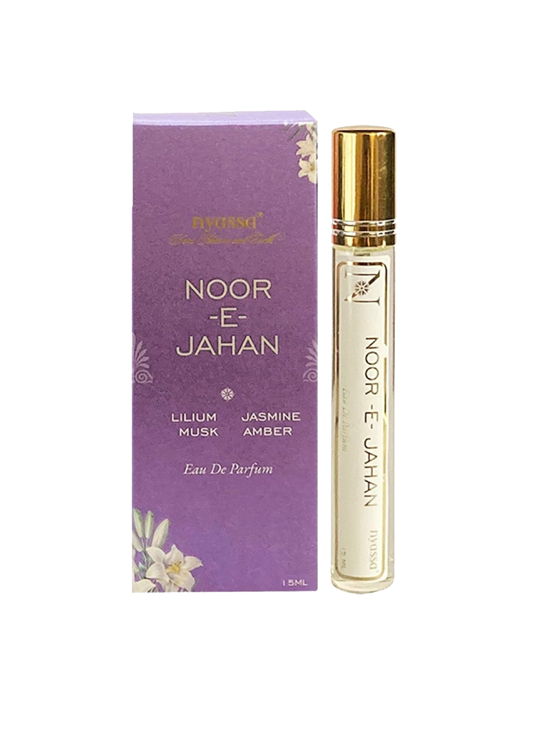 

Nyassa Noor-E-Jahan Long-Lasting Eau De Parfum - 15ml, Violet