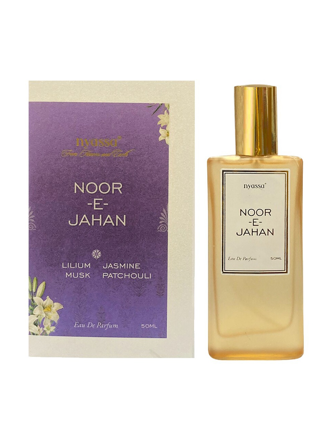 

Nyassa Noor-e-Jahan Long-Lasting Eau De Parfum - 50ml, Violet