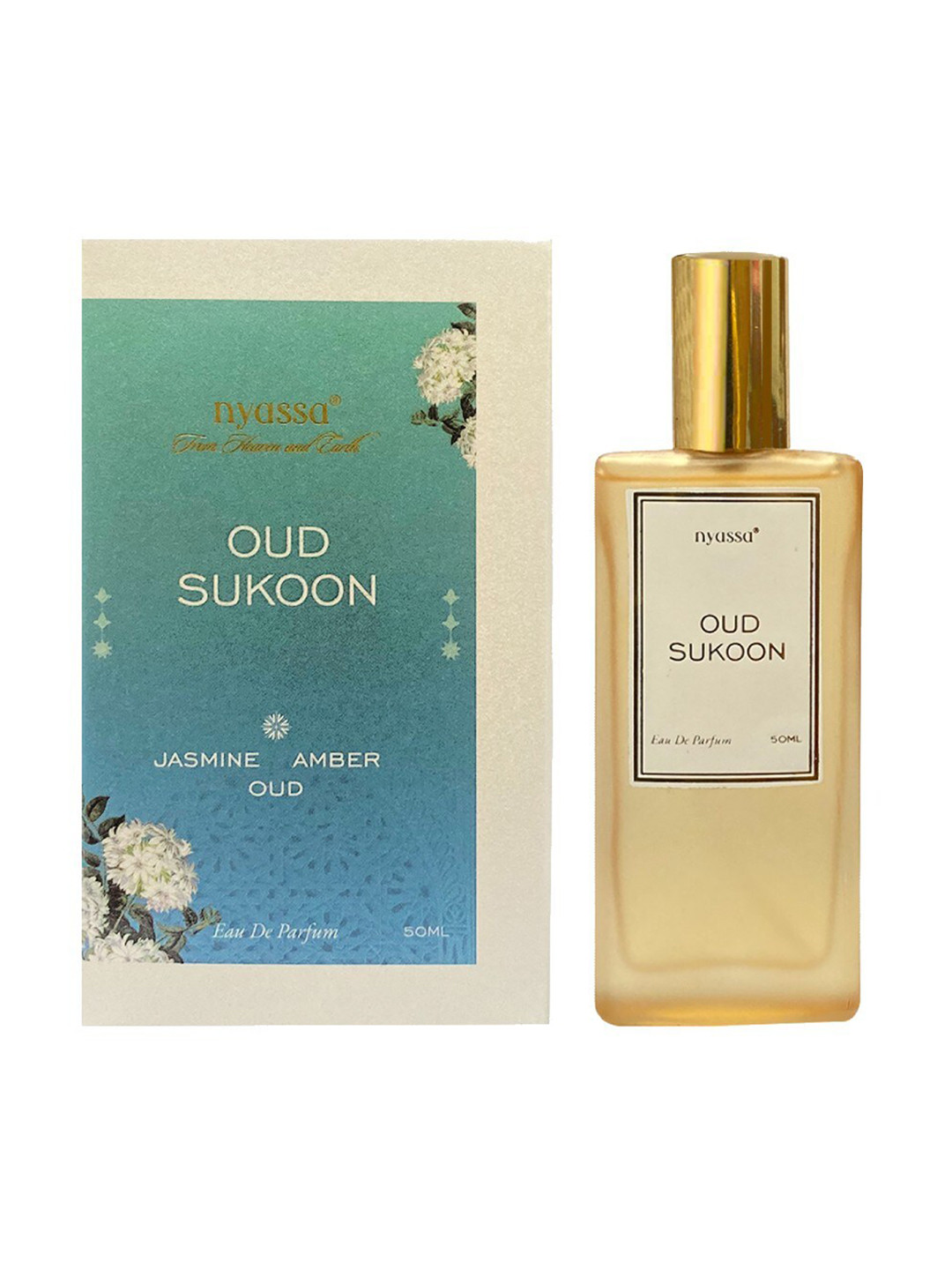 

Nyassa Oud Sukoon Eau De Parfum - 50 ml, Turquoise blue