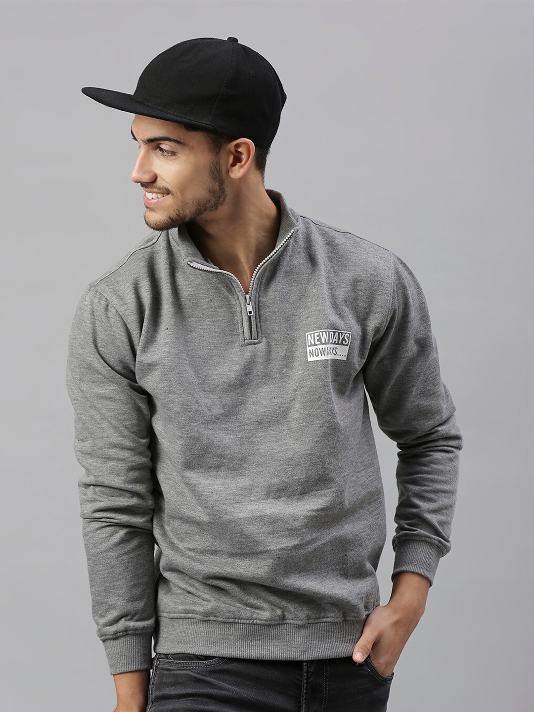 

Dennis Lingo Men Grey Sweatshirt