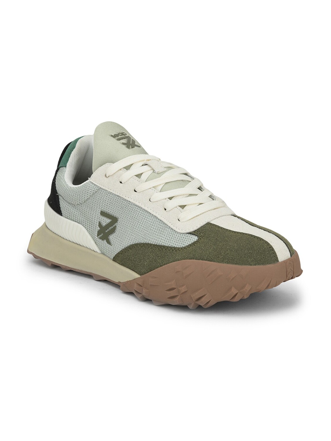

Liberty Men Green Mesh Walking Non-Marking Shoes