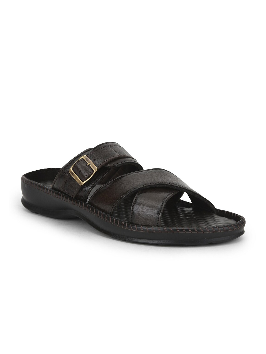 

Liberty Men Brown Slip-On Sandals