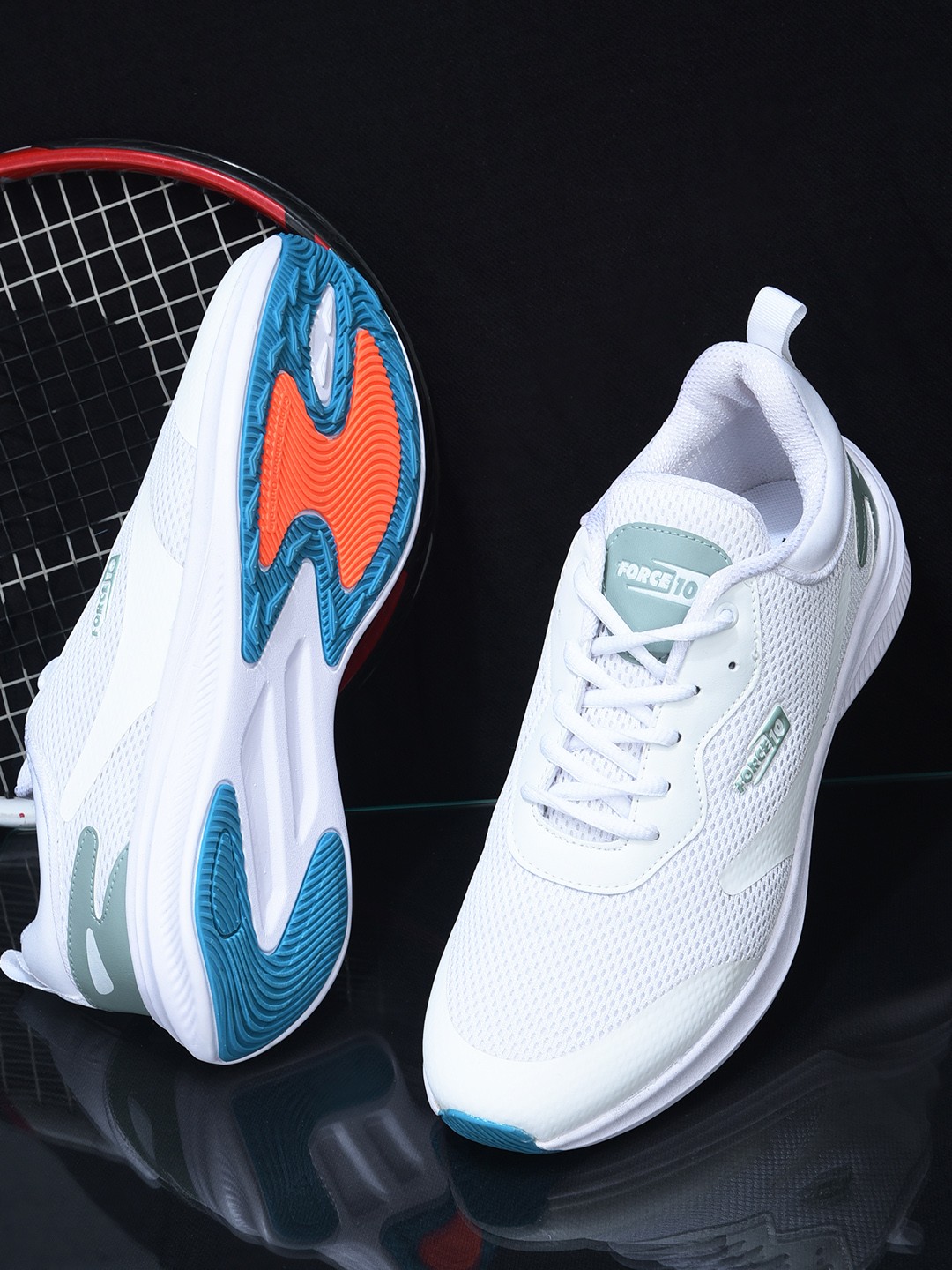

Liberty Men White Walking Non-Marking Shoes