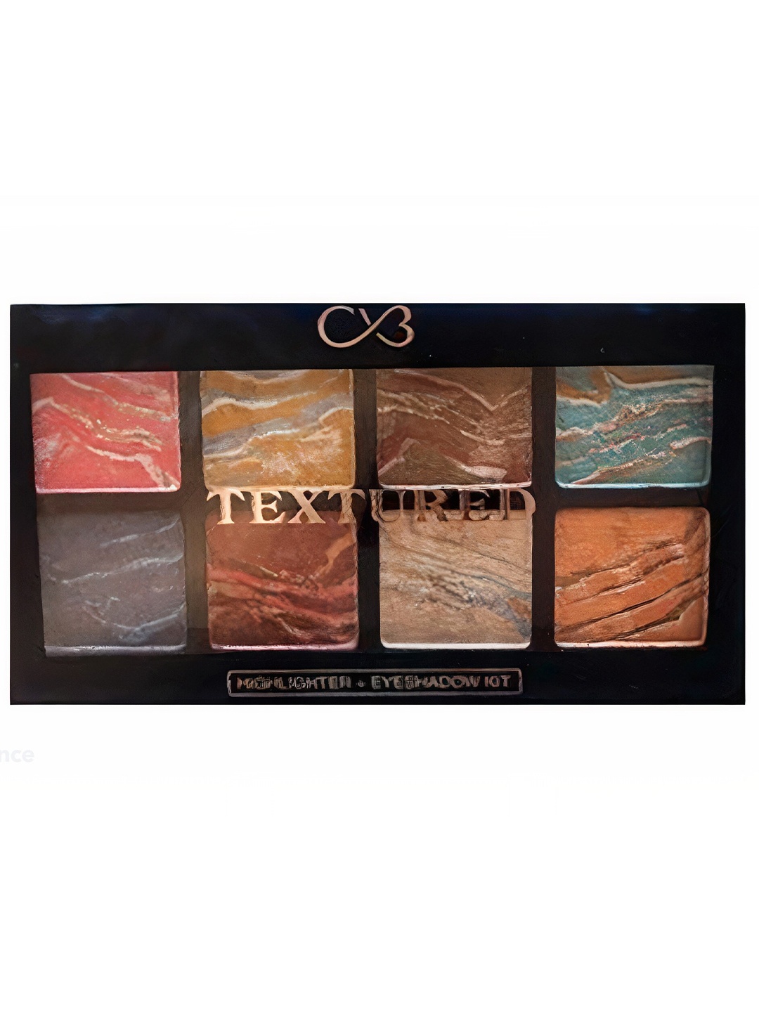 

CVB Textured Highlighter + Eyeshadow Kit - Shade 03, Multi