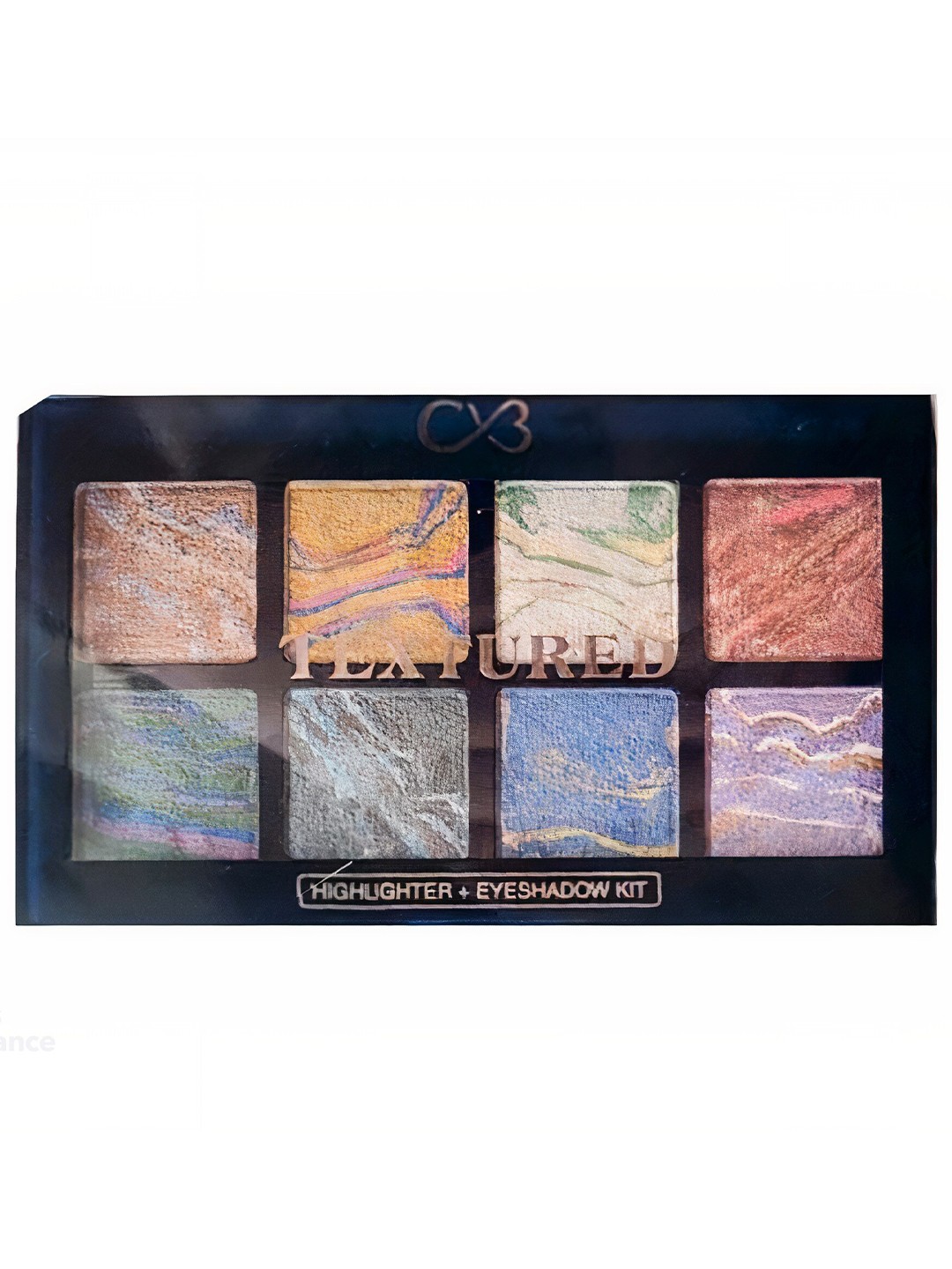 

CVB Textured Highlighter + Eyeshadow Kit - Shade 02, Multi