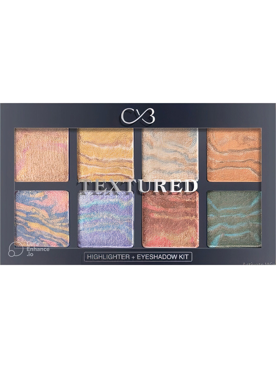 

CVB Textured Highlighter + Eyeshadow Kit - Shade 01, Multi