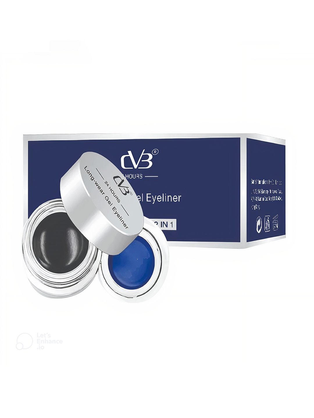 

CVB Set Of 2 Long-Wear 24-Hour Waterproof Gel Eyeliner - Black & Blue