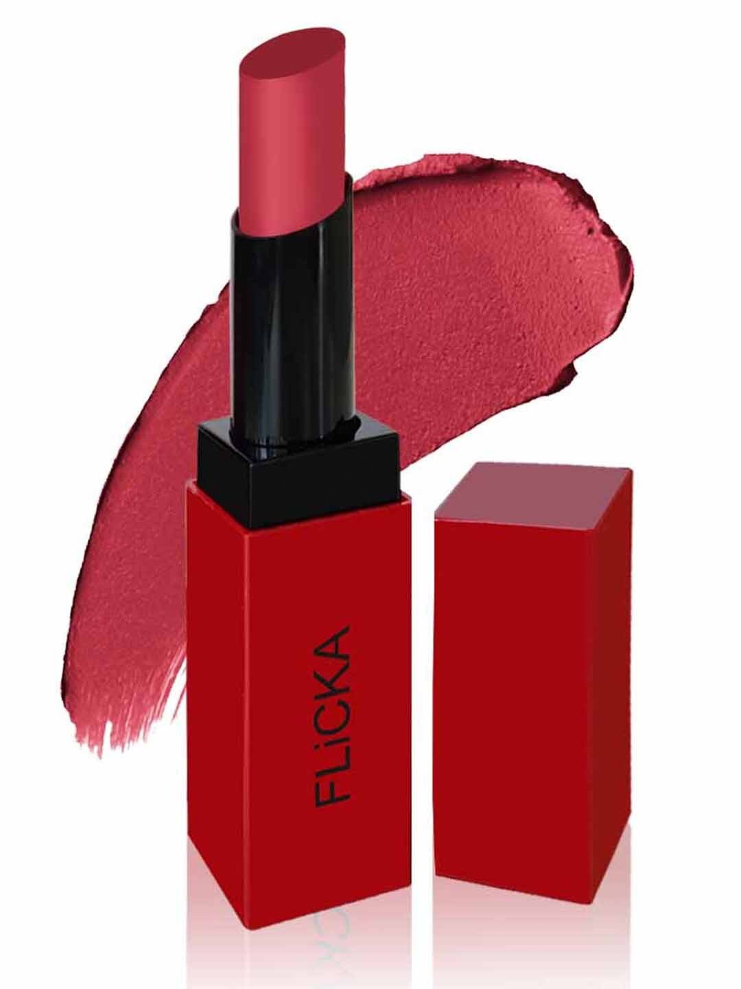 

FLiCKA Lip Alert Matte Lipstick with Almond Oil 3.8 g - Terror 05, Magenta