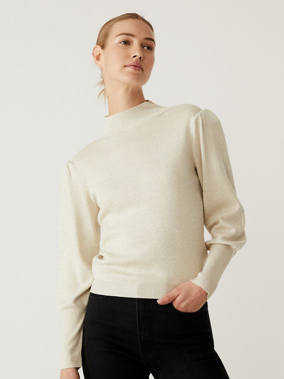 

Marks & Spencer Women Beige Pullover