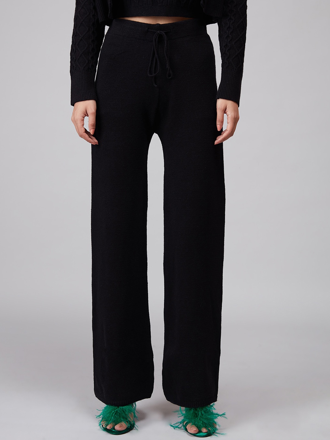 

20Dresses Women Black Comfort High-Rise Trouser