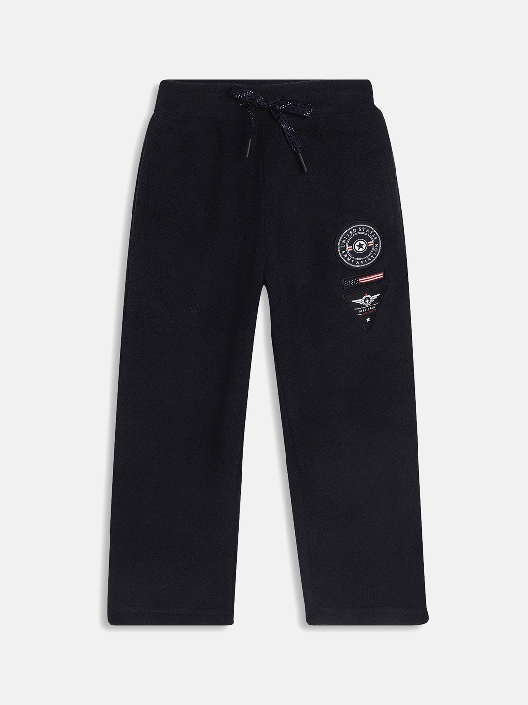 

Octave Boys Navy Blue Solid Cotton Track Pant