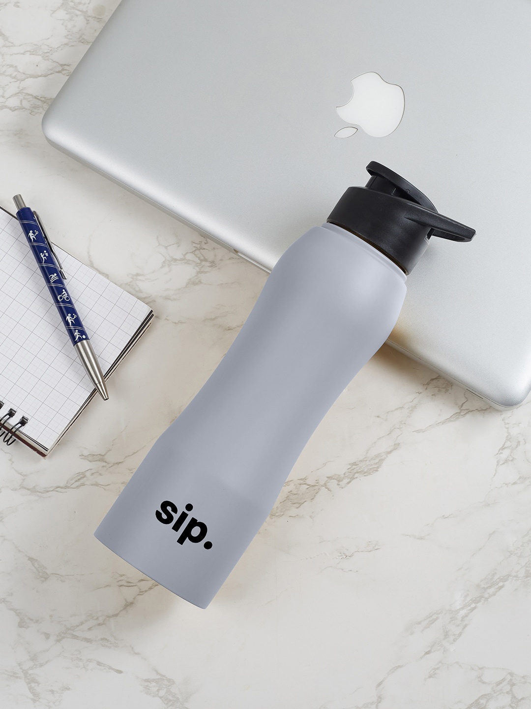

HomeTown Fiesta Grey Stainless Steel Sport Bottle 1000 ml