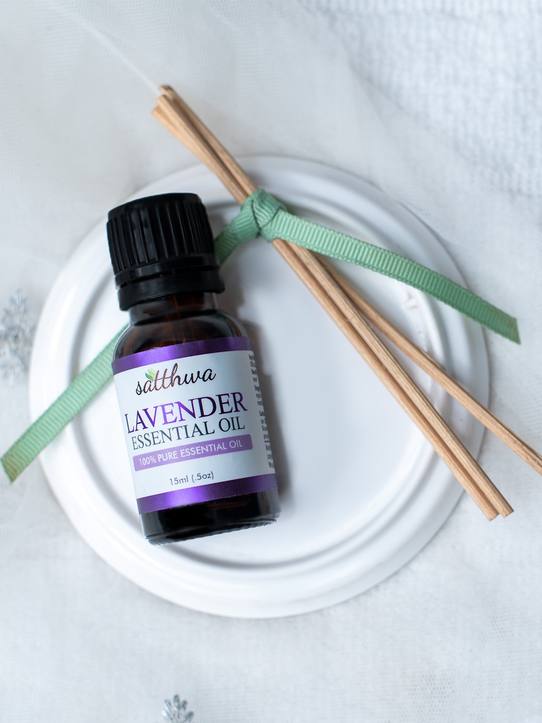 

Satthwa Pure Lavender Essential Oil 30ml, White