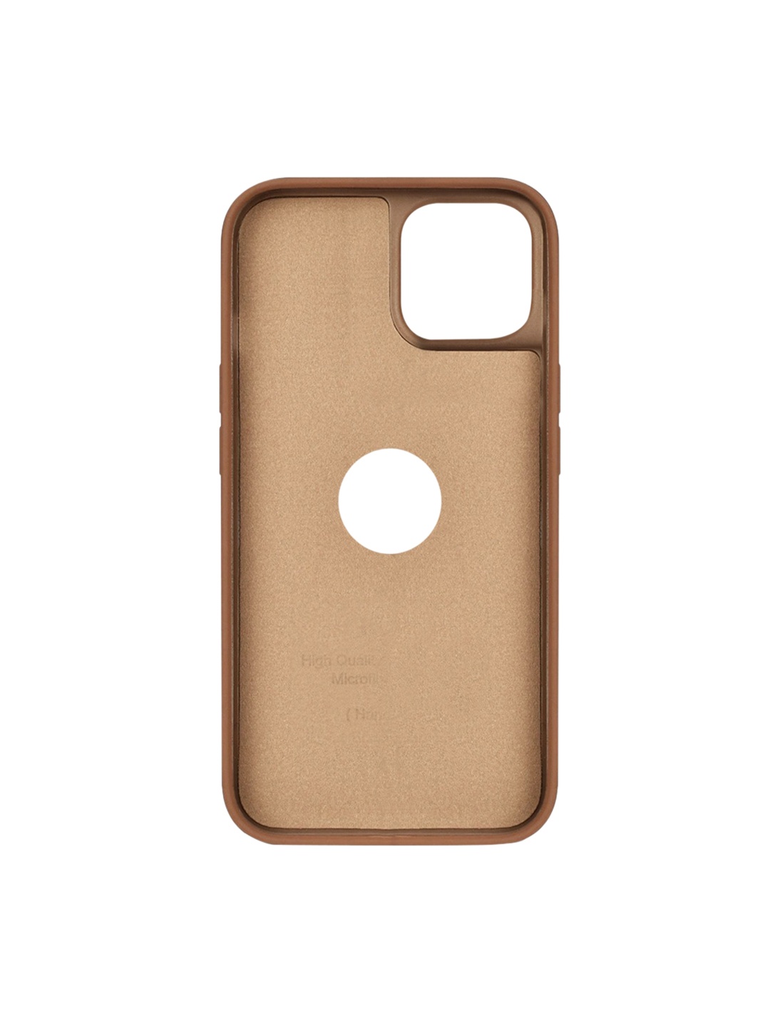 

TREEMODA Brown Solid iPhone 12 Leather Phone Cases