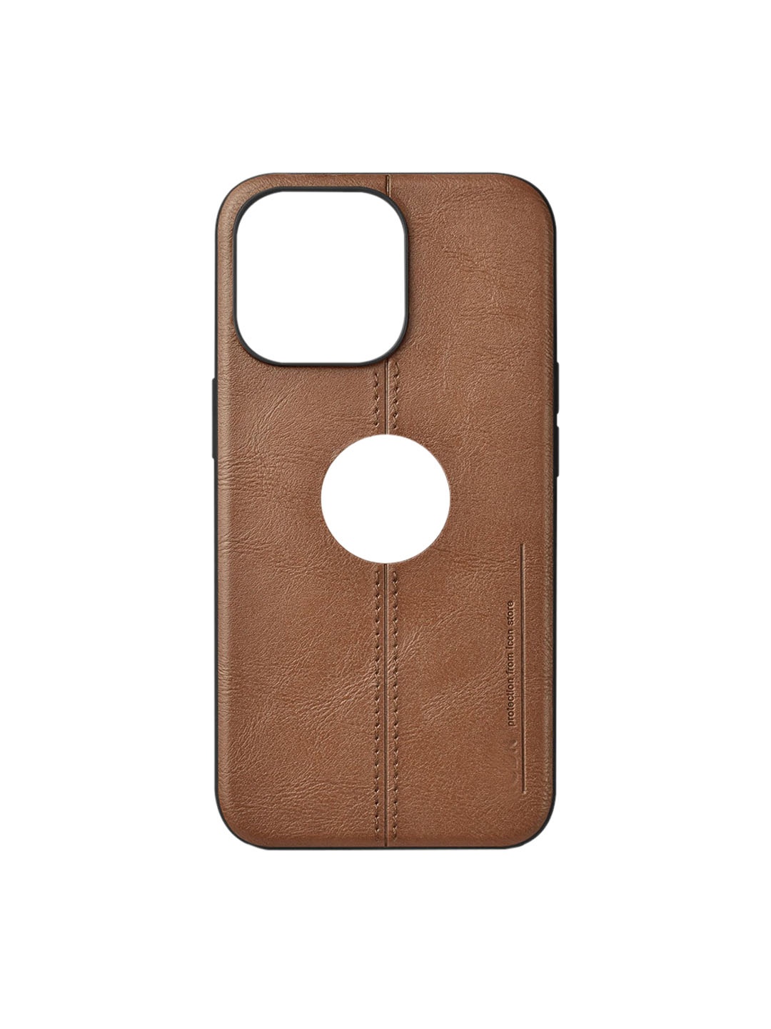 

TREEMODA Brown Leather iPhone 13 Mini Phone Case