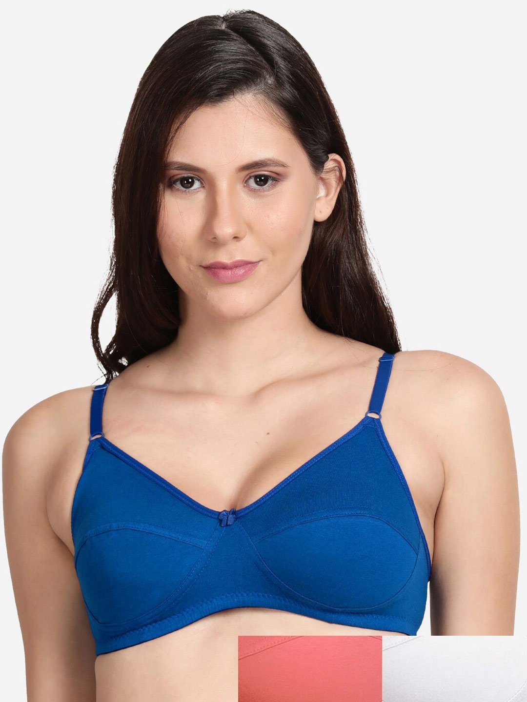 

shyaway Set of 3 Pink & Blue Bra