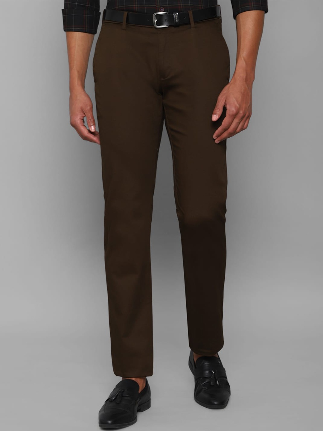 

Allen Solly Men Brown Slim Fit Trouser