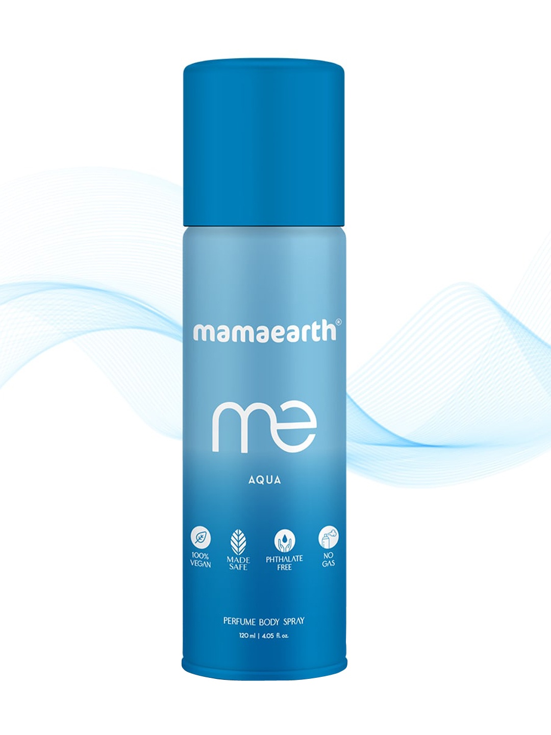 

Mamaearth Men ME Aqua No Gas Perfume Body Spray 120 ml, Blue