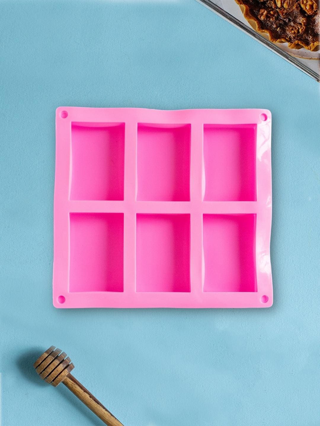 

Nestasia Pink Solid Silicone Soap Mould Bakeware