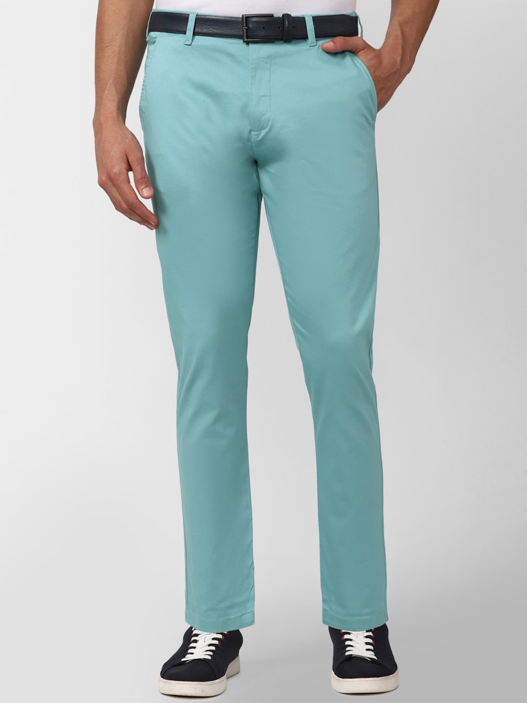

Peter England Casuals Men Blue Slim Fit Trouser