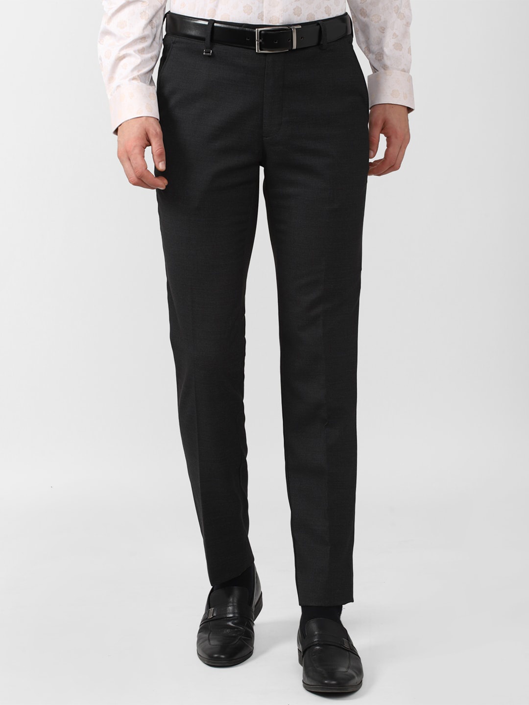 

Van Heusen Men Black Slim Fit Formal Trouser