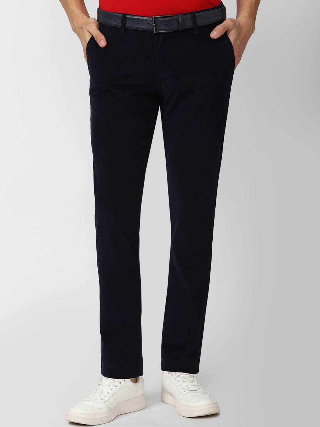 

Van Heusen Sport Men Navy Blue Slim Fit Trouser