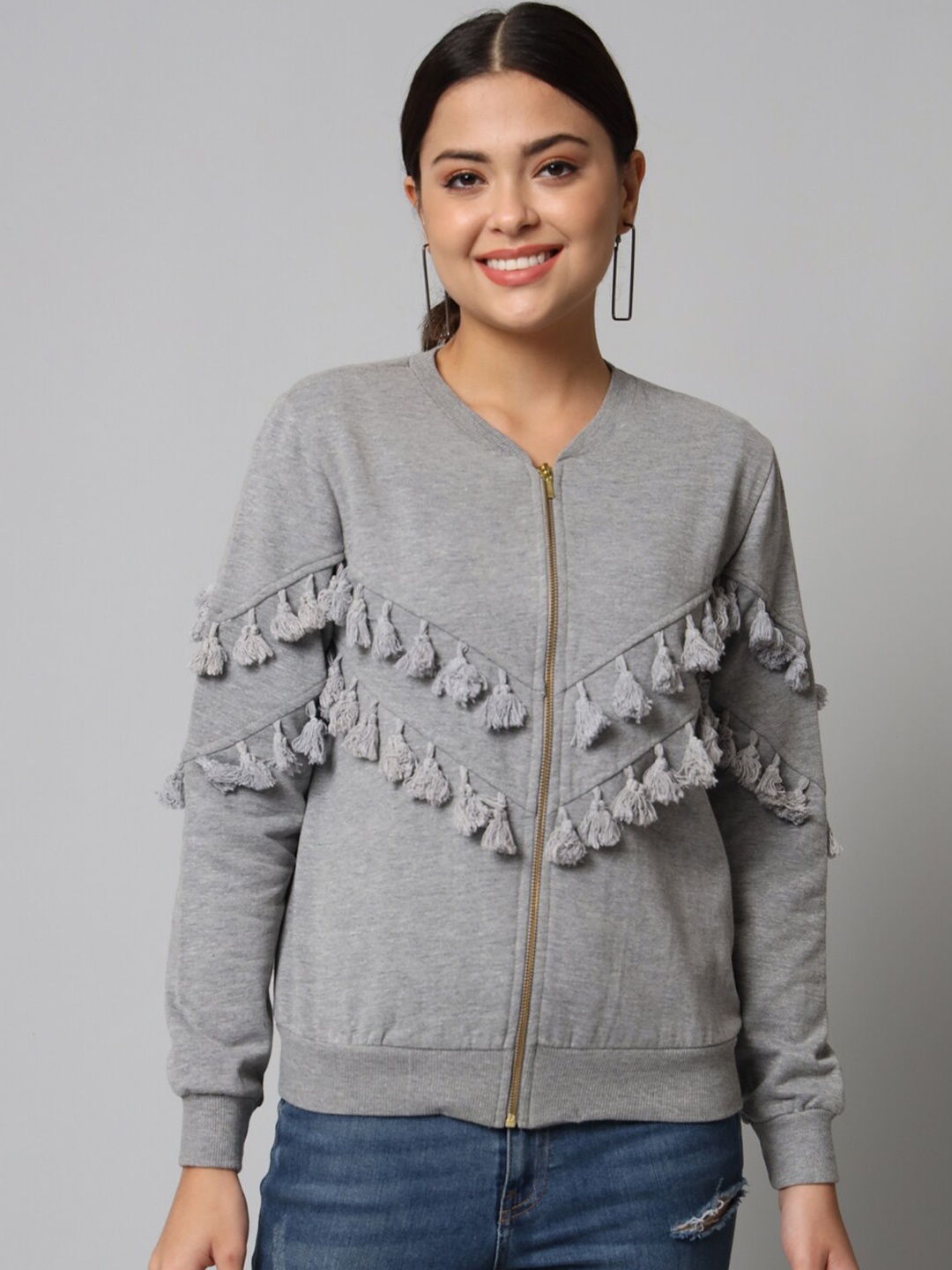 

The Vanca Women Grey Sweatshirt